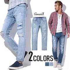 【本日限定残り１点】メンズ　デニムパンツ　全２色のサムネイル