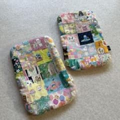 もっと大きめハーフハンカチ ガーゼ yukiemonファブリック生地使用