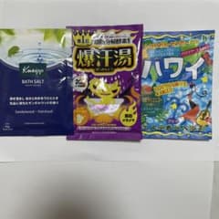 入浴剤 3点セット クナイプ 爆汗湯 エステ気分 まとめ売りのサムネイル