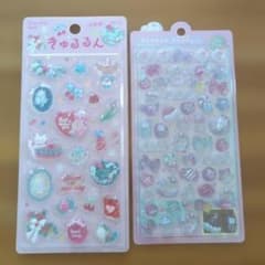 【正規品】ボンボンドロップ ゆにこん きゅるるんシール2点セットのサムネイル