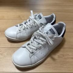 お値下げadidas スタンスミス スタンダードモデル ホワイトネイビー24.5