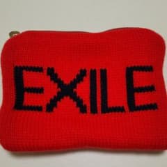 再値下げ EXILE ニット生地ポーチのサムネイル