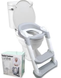 トイトレ　補助便座　トイレトレーナー 踏み台付き補助便座のサムネイル