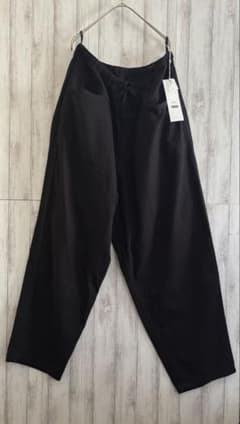 26SS comoli コモリ ブラックドリル テーパードパンツ ブラック 3 