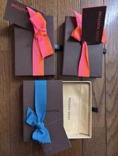LOUIS VUITTON 引き出し型ギフトボックス 3点セット 保存袋2点 - メルカリ