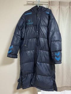 hummel ベンチコート ネイビー　3回着用のサムネイル