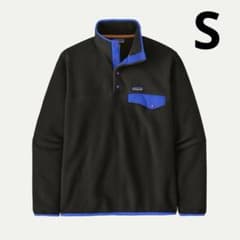Patagonia シンチラ スナップT フリース ブラック ブルー 2026