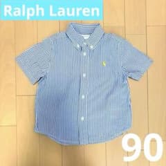 【限定値下げ中】ラルフローレン 半袖ストライプシャツ　90cm ★色違いありのサムネイル