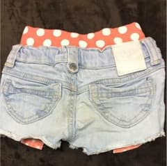 デニムショートパンツ 80センチ！のサムネイル