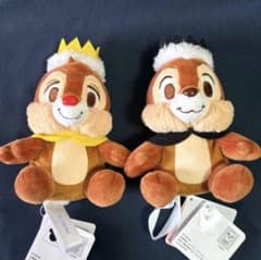 チップ&デールファンカラマスコット 2種King&Prince 黄色 漆黒 王冠