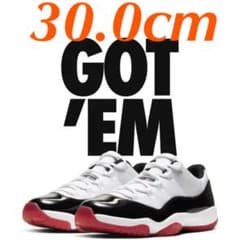 AIR JORDAN エアジョーダン 11 LOW Gym Red 30cmのサムネイル