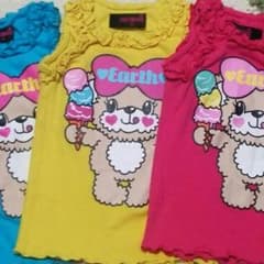 子供服整理中♥様専用 タンク 90cm イエローのサムネイル
