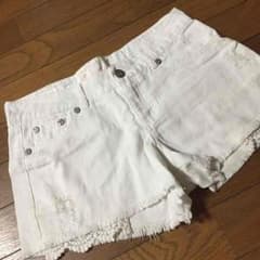 レディース ショートパンツ 白のサムネイル