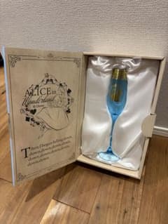 Disney Alice in Wonderland Champagne Glass, Blue, Unused, Prize Item