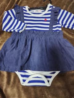 POLOBaby 70cm ワンピース ボーダー 女の子のサムネイル