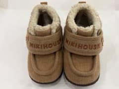MIKIHOUSE ベビーシューズ ボア ブラウンのサムネイル