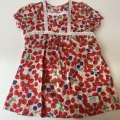 オリーブデオリーブドール☆いちご柄ワンピース☆チュニック☆サイズ100のサムネイル