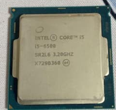 Intel Core i5-6500 CPU 本体 動作確認済みのサムネイル