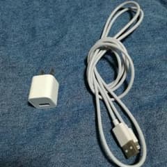 iPhone 6 6s 7 plus 純正アダプタ+lightningケーブルのサムネイル