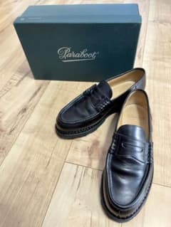 【タンゲ三様専用】Paraboot ランス/REIMS ローファー　黒　UK8のサムネイル