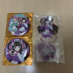 プリパラ ハートデビデビパーティー 黒須あろま アクスタ 缶バッジ 