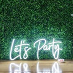 レッツパーティー　ネオンサイン　プレゼント　オーダーメイド　LED 間接照明のサムネイル