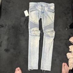 BALMAINバイカースキニーデニムサイズ30国内正規品 - メルカリ