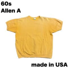 60s Allen A 半袖スウェット vintageスウェット ボーダー - メルカリ