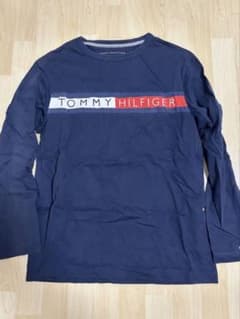 TOMMY HILFIGER 長袖Tシャツ ネイビー Mサイズ　トミーのサムネイル