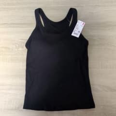 UNIQLO レーサーバック ブラトップ ブラック M - 3