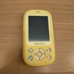 docomo FUJITSU キッズケータイ F-03J イエローのサムネイル