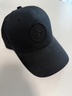 美品 STONE ISLAND ブラック キャップ ロゴ ワッペン - メルカリ