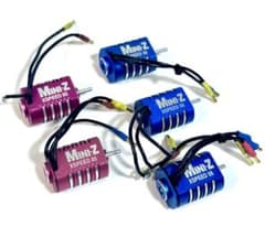 ミニッツ　ブラシレスモーター3種(青、赤、銀) XSPEED 85 センサードブラシレスモーター 8500KV [MZ704] - スーパー