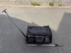 ペット用キャリーカート ブラック　小型から中型犬のサムネイル
