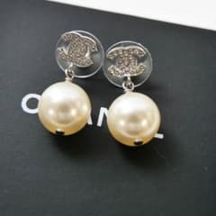 CHANEL ココマーク パール ピアス - 5