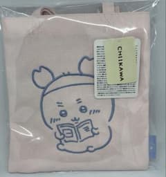 新品 CHIIKAWA ちいかわ 刺繍トートバッグ ピンクのサムネイル
