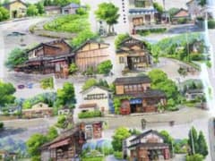 海外マステ 1ループ切り売り 日本の田舎の風景 PETテープ - メルカリ