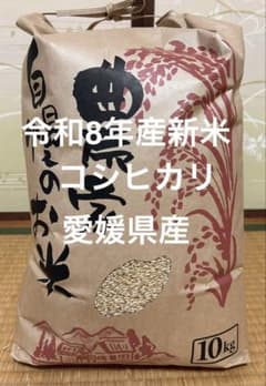 令和8年産新米 コシヒカリ 玄米 10kg 愛媛県産のサムネイル