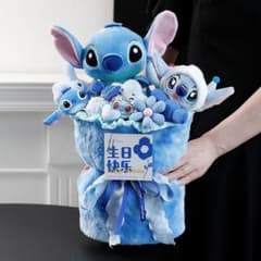 スティッチ 編みぐるみ花束 ギフト プレゼント ぬいぐるみのサムネイル