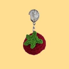 トマト　ハンドメイド　キーホルダーのサムネイル