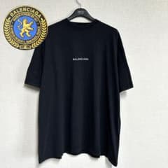 25AW✨バレンシアガ ワッペン ブランドロゴ刺繍 Tシャツ ビッグサイズ