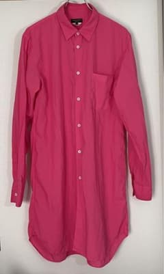 コムデギャルソンオムプリュス 25SS ピンクエステルロングシャツ