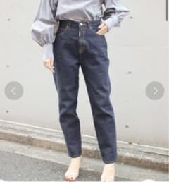 スピックアンドスパン テーパード　サムシング　コラボ　ハイウエスト　デニムのサムネイル