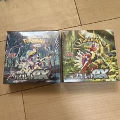 ポケモン　バイオレットex スカーレットex シュリンクあり　新品未使用のサムネイル