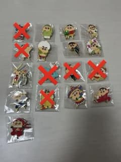 【バラ売り可】クレヨンしんちゃん ピンバッジ 11個セットのサムネイル
