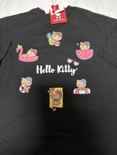 新品 ハローキティ Tシャツ 3L ブラックのサムネイル