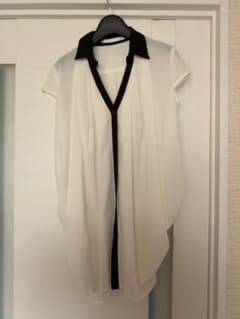 BLACK BY MOUSSY ノースリーブ ブラウス バイカラーのサムネイル