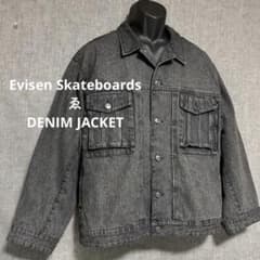 evisen skateboards エビセン スケートボード デニムジャケット - メルカリ