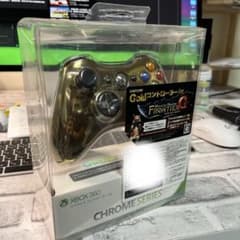 【未開封】Xbox360 ワイヤレスコントローラー SE クローム ゴールドのサムネイル