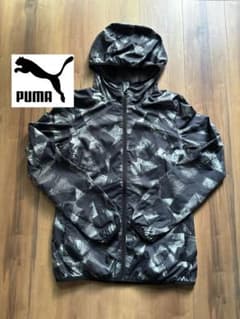 PUMA ナイロンジャケット 総柄 フーデッドのサムネイル